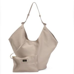 VIOLA CASTELLANI Made in Italy Oval Bottom Hobo Bag - Leather